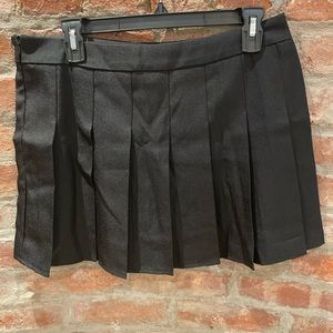 Black school girl skirt, Size L